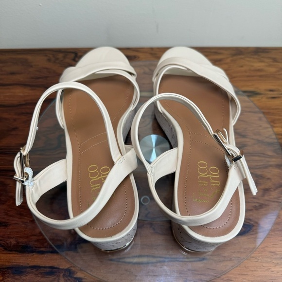 Franco Sarto Pelma Platform Wedge Sandal in Beige - Picture 5 of 15